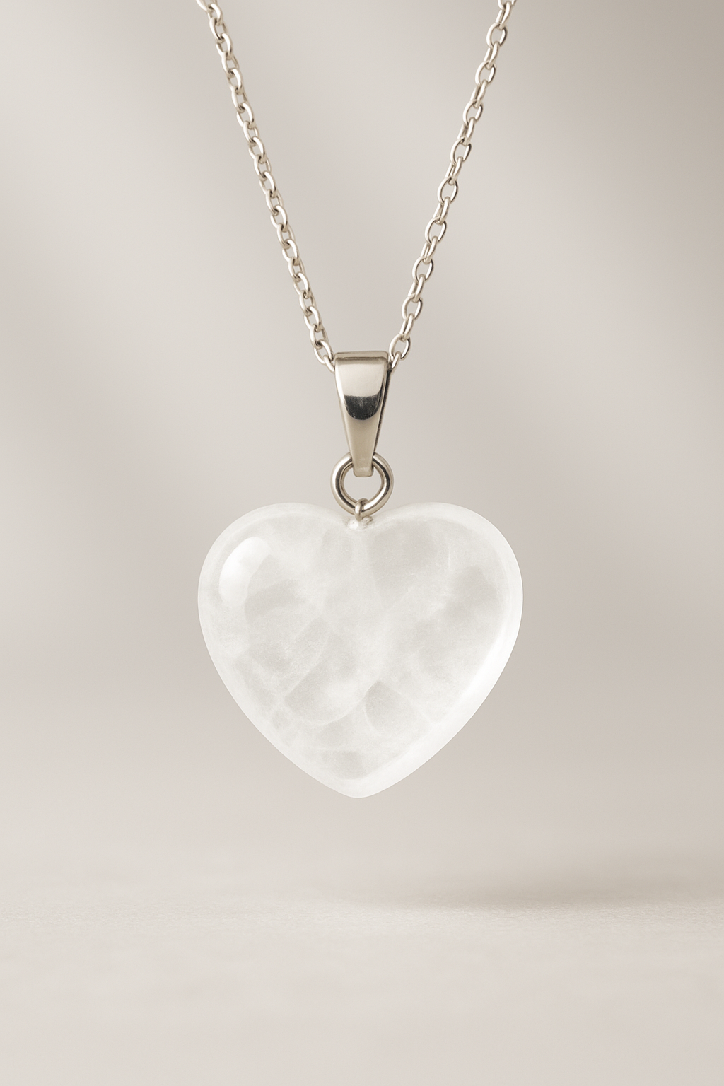 clear quartz pendant